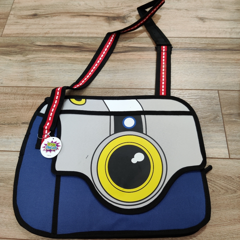 Brand New Toon Packs: Camera Pack Blue & Grey